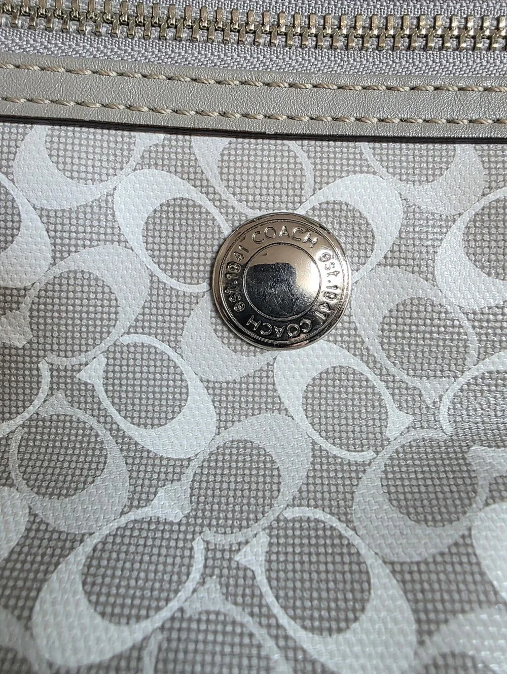 Coach signature tote